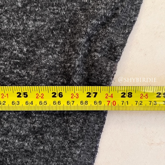 Aerie Plush Hoodie Poncho Cape, Dark Grey - Picture 7 of 9